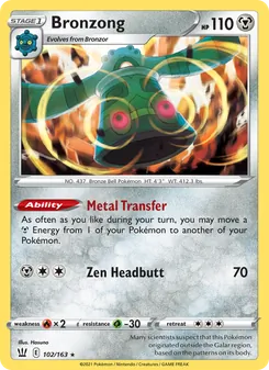 Bronzong [Metal Transfer | Zen Headbutt]
