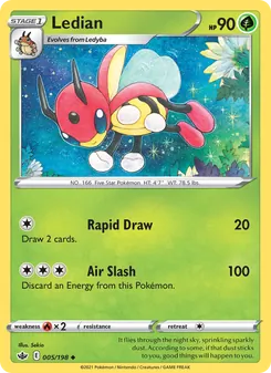 Ledian [Rapid Draw | Air Slash]
