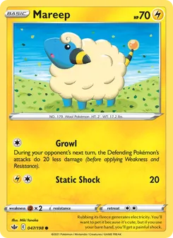 Mareep [Growl | Static Shock]
