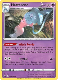 Hatterene [Witch Rondo | Psychic]