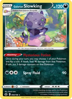 Galarian Slowking [Mysterious Potion | Spray Fluid]