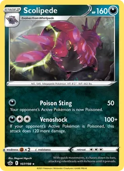 Scolipede [Poison Sting | Venoshock]