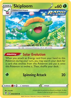 Skiploom [Solar Evolution | Spinning Attack]
