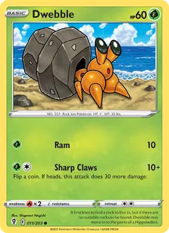 Dwebble [Ram | Sharp Claws]