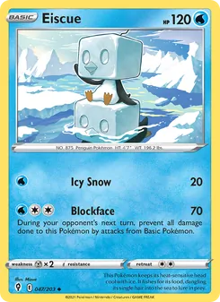 Eiscue [Icy Snow | Blockface]