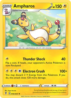 Ampharos [Thunder Shock | Electron Crush]