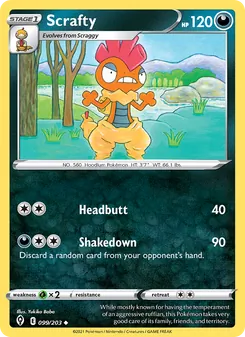 Scrafty [Headbutt | Shakedown]