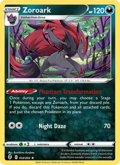 Zoroark [Phantom Transformation | Night Daze]