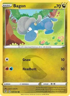 Bagon [Gnaw | Headbutt]