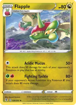 Flapple [Acidic Mucus | Fighting Tackle]