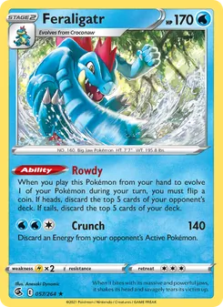 Feraligatr [Rowdy | Crunch]