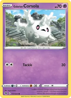 Galarian Corsola [Tackle]