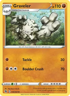 Graveler [Tackle | Boulder Crush]