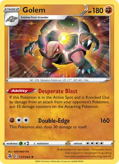 Golem [Desperate Blast | Double-Edge]