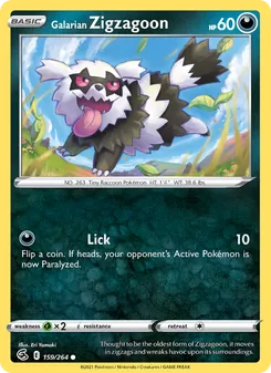 Galarian Zigzagoon [Lick]