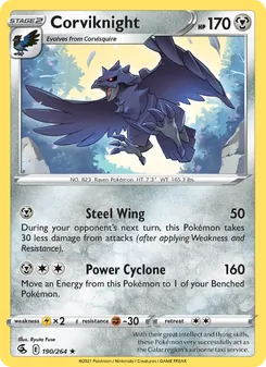 Corviknight [Steel Wing | Power Cyclone]