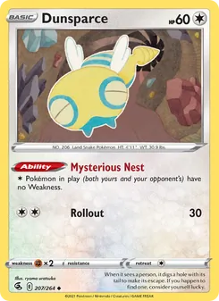 Dunsparce [Mysterious Nest | Rollout]