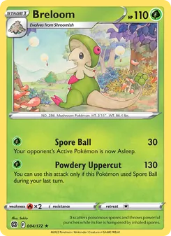 Breloom [Spore Ball | Powdery Uppercut]