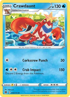 Crawdaunt [Corkscrew Punch | Crab Impact]