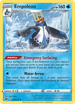 Empoleon [Emergency Surfacing | Water Arrow]
