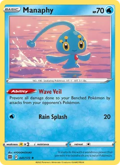 Manaphy [Wave Veil | Rain Splash]