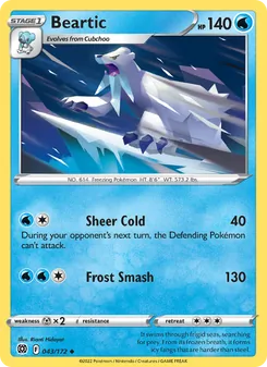 Beartic [Sheer Cold | Frost Smash]