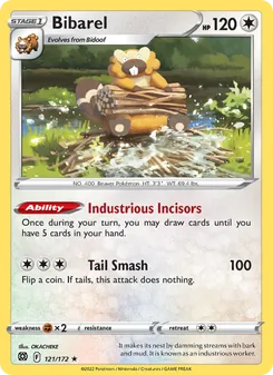 Bibarel [Industrious Incisors | Tail Smash]
