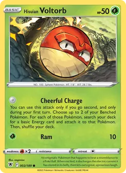 Hisuian Voltorb [Cheerful Charge | Ram]