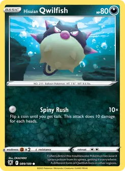 Hisuian Qwilfish [Spiny Rush]