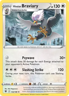 Hisuian Braviary [Psywave | Slashing Strike]