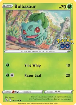 Bulbasaur [Vine Whip | Razor Leaf]