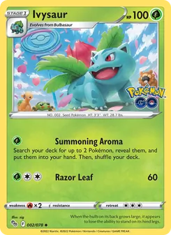 Ivysaur [Summoning Aroma | Razor Leaf]