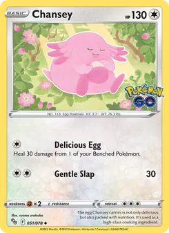Chansey [Delicious Egg | Gentle Slap]
