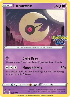 Lunatone [Cycle Draw | Moon Kinesis]