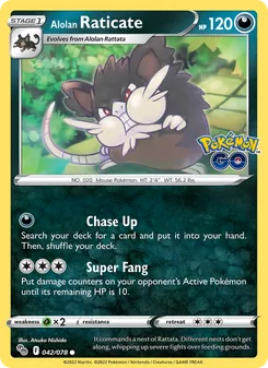 Alolan Raticate [Chase Up | Super Fang]