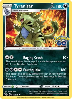 Tyranitar [Raging Crash | Earthquake]