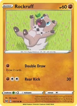 Rockruff [Double Draw | Rear Kick]