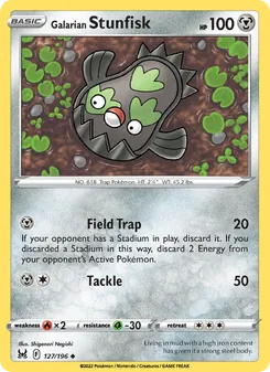Galarian Stunfisk [Field Trap | Tackle]