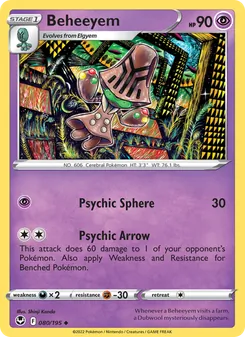 Beheeyem [Psychic Sphere | Psychic Arrow]