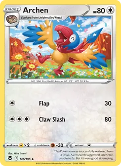 Archen [Flap | Claw Slash]