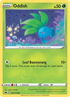 Oddish [Leaf Boomerang]