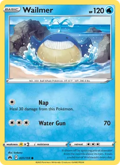Wailmer [Nap | Water Gun]