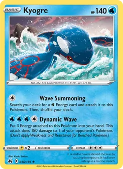 Kyogre [Wave Summoning | Dynamic Wave]