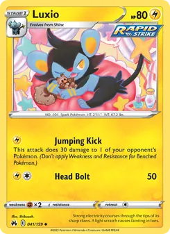 Luxio [Jumping Kick | Head Bolt]