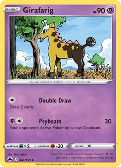 Girafarig [Double Draw | Psybeam]