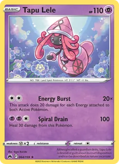 Tapu Lele [Energy Burst | Spiral Drain]