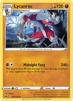 Lycanroc [Midnight Fang]
