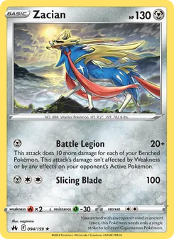 Zacian [Battle Legion | Slicing Blade]