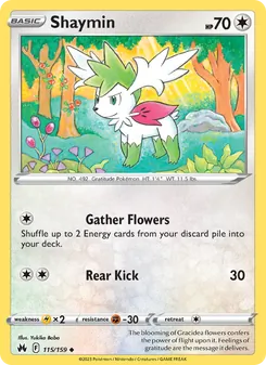 Shaymin [Gather Flowers | Rear Kick]