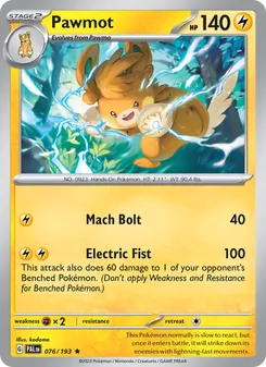 Pawmot [Mach Bolt | Electric Fist]